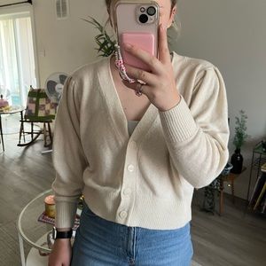 Cropped cardigan
